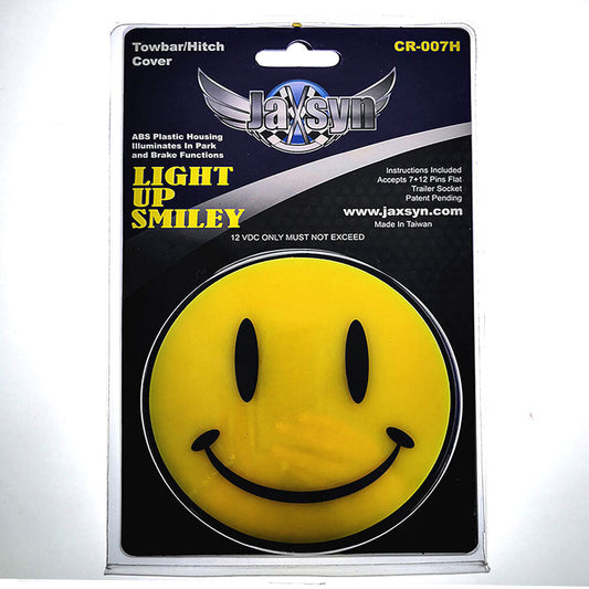 Tow-bar / Trailer Hitch Cover-Smiley Face