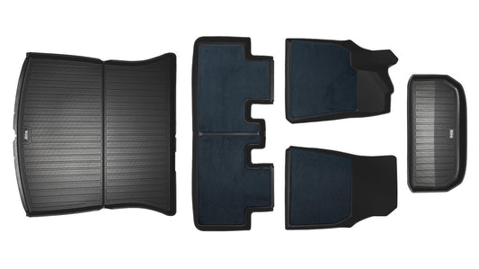 2befair Premium Gummimatten Gesamtset für das Tesla Model Y